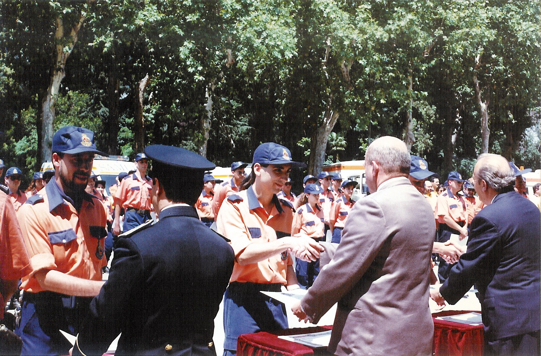 Receiving 'a diploma'