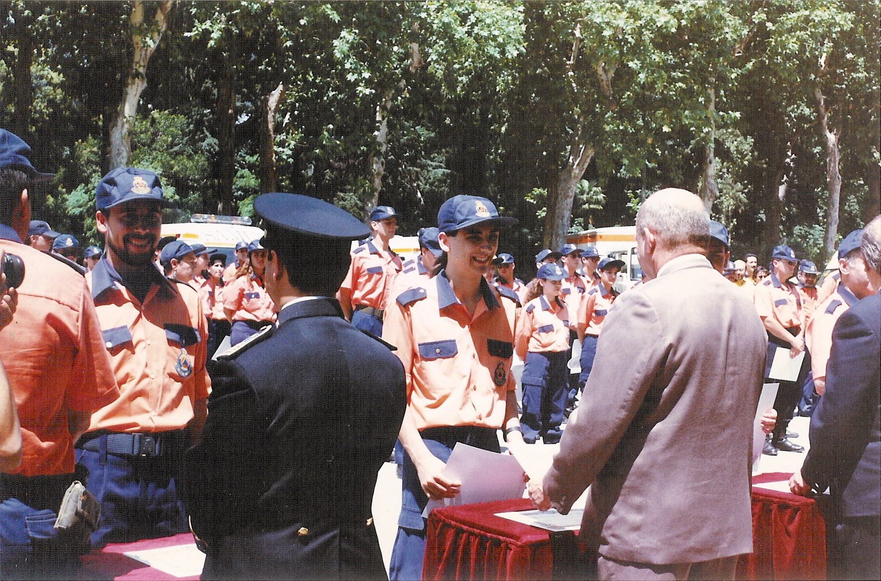 Receiving 'a diploma'